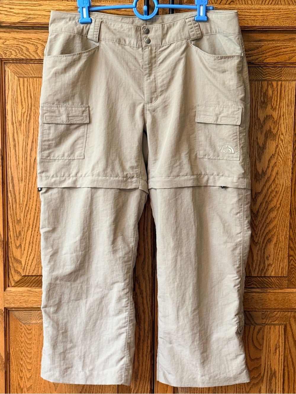 Womens The North Face Cropped Convertible Zip Off Hiking Travel Pants 14
